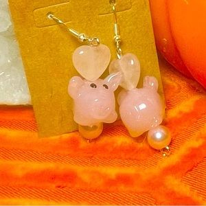 Pig Earrings